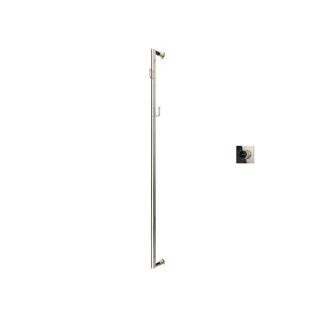 Sèche-serviettes P&Bhusri G28-M-PNI-XM G28 en nickel poli PVD