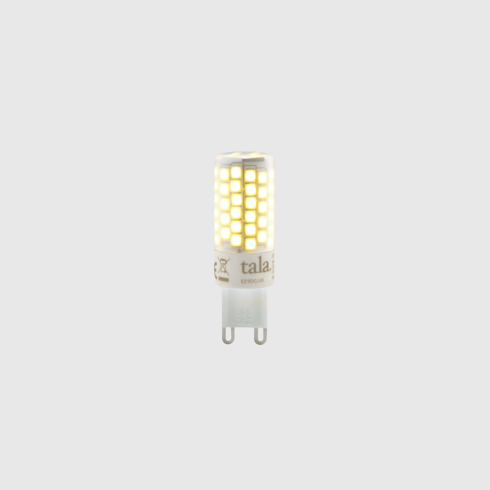 G9 3.6W LED lamp 2700K CRI 97 120V Dimmable Frosted Cover ETL