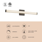 Kuzco Lighting WS30-014 Geri Vanity & Wall Light