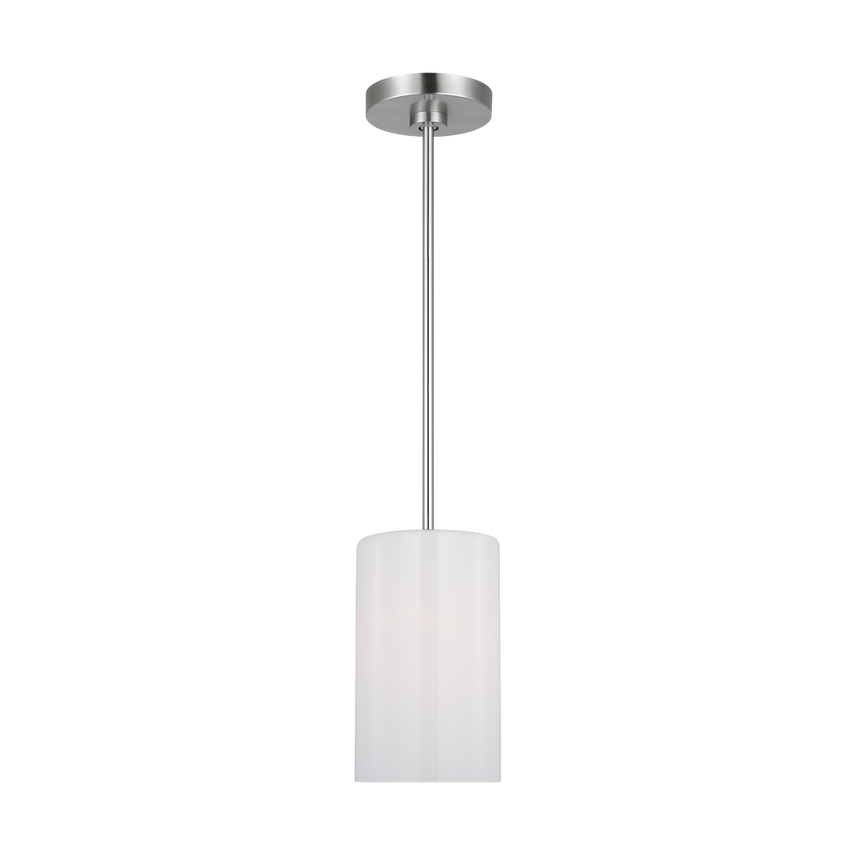 Generation Lighting Canada. - GLP1001BS - One Light Mini Pendant - Rhett - Brushed Steel