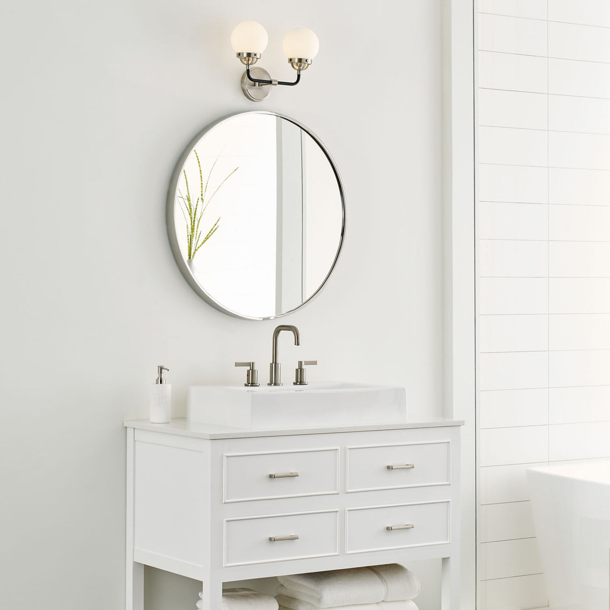 Collection Visual Comfort Studio 4487902-962 Applique murale de salle de bain Cafe