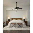 Confort visuel Ventilateur  Collection 5CSM60MBKD-V1 Colony Plafond LED 60" Ventilateur 