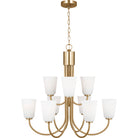 Generation Lighting GLC1139SB Miles Nine Light Chandelier