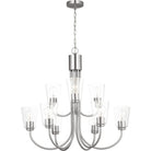 Generation Lighting GLC1169BS Miles Nine Light Chandelier