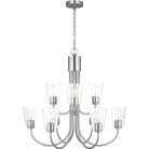 Generation Lighting GLC1169BS Miles Nine Light Chandelier