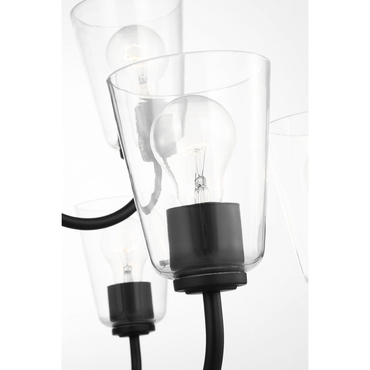Generation Lighting GLC1169MBK Miles Nine Light Chandelier