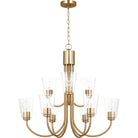 Generation Lighting GLC1169SB Miles Nine Light Chandelier
