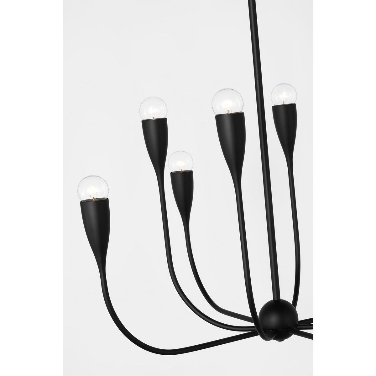 Generation Lighting GLC1218MBK Maya Eight Light Chandelier