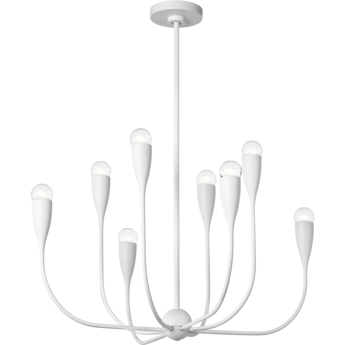 Generation Lighting GLC1218MWT Maya Eight Light Chandelier
