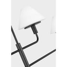 Generation Lighting GLC1244MBK Mendota Quatre lampes linéaires Suspendu