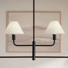 Generation Lighting GLC1244MBK Mendota Quatre lampes linéaires Suspendu