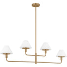 Generation Lighting GLC1244SB Mendota Quatre lampes linéaires Suspendu