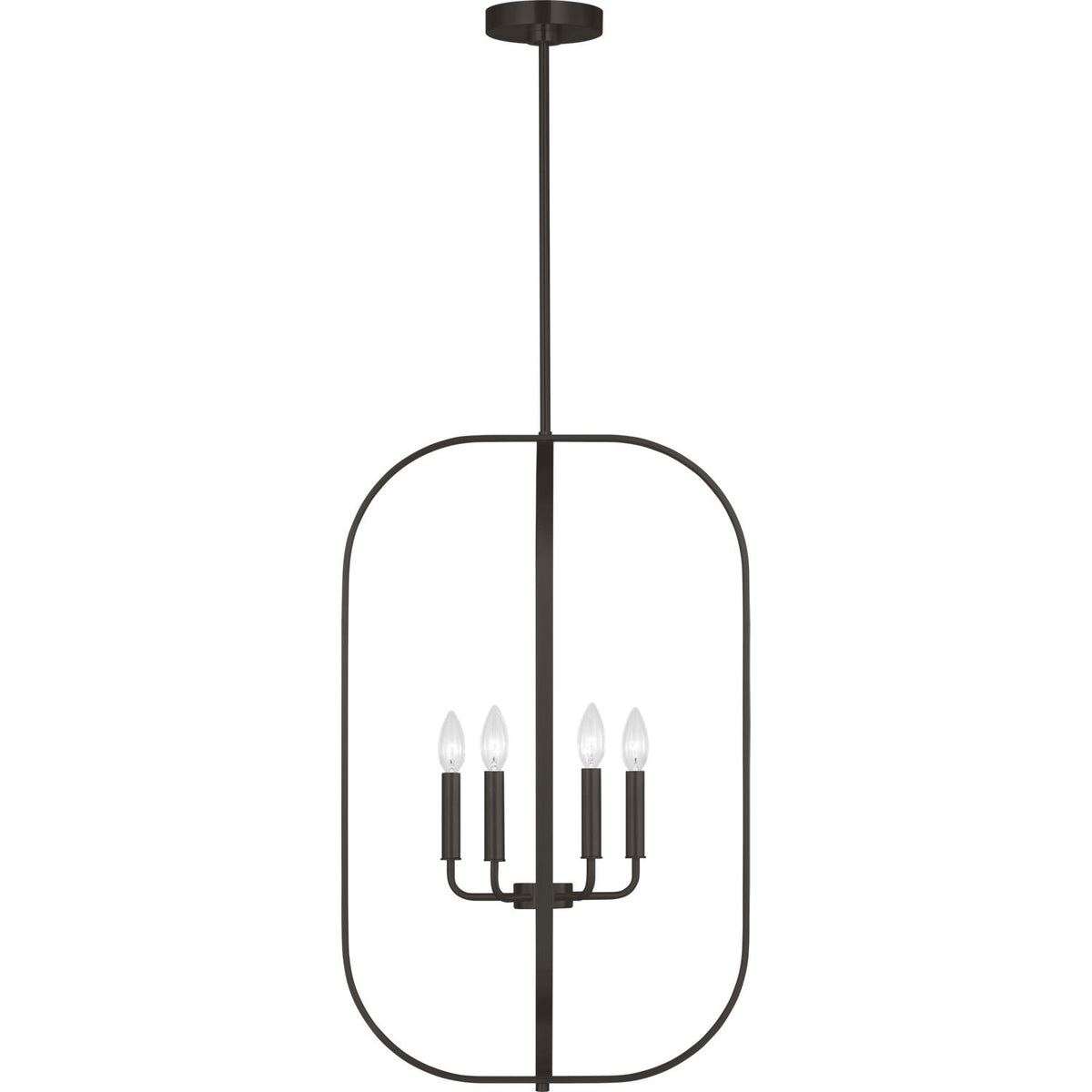 Generation Lighting GLC1316MBK Loretto Large Lantern