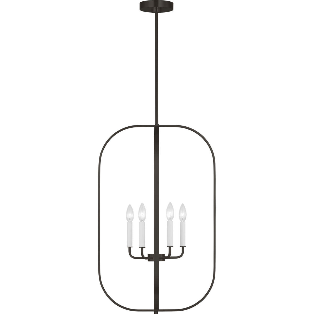 Generation Lighting GLC1316MBK Loretto Large Lantern