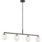 Generation Lighting GLC1814MBK Nube Four Light Linear Chandelier