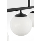 Generation Lighting GLC1814MBK Nube Four Light Linear Chandelier