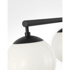 Generation Lighting GLC1814MBK Nube Four Light Linear Chandelier