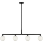 Generation Lighting GLC1814MBK Nube Four Light Linear Chandelier