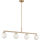 Generation Lighting GLC1814SB Nube Four Light Linear Chandelier