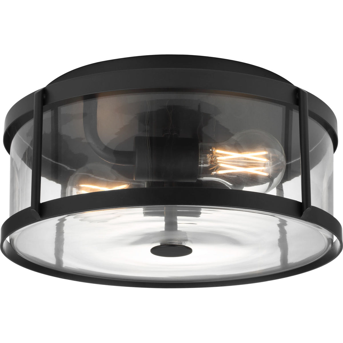 Generation Lighting GLF1732MBK Lumra 13 Flush Mount