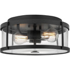 Generation Lighting GLF1732MBK Lumra 13 Flush Mount