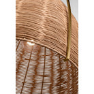 Visual Comfort Studio Collection GLP1071BBS-BRTN Norman Wicker Pendant