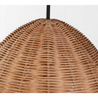 Visual Comfort Studio Collection GLP1071BBS-BRTN Norman Wicker Pendant