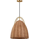 Visual Comfort Studio Collection GLP1071BBS-BRTN Norman Wicker Pendant