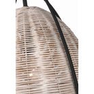 Visual Comfort Studio Collection GLP1071MBK-ASW Norman Wicker Pendant