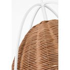 Visual Comfort Studio Collection GLP1071MWT-BRTN Norman Wicker Pendant
