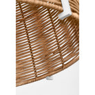 Visual Comfort Studio Collection GLP1071MWT-BRTN Norman Wicker Pendant