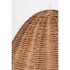 Visual Comfort Studio Collection GLP1071MWT-BRTN Norman Wicker Pendant