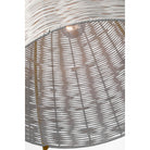 Visual Comfort Studio Collection GLP1071SB-CLW Norman Wicker Pendant