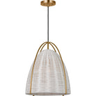 Visual Comfort Studio Collection GLP1071SB-CLW Norman Wicker Pendant