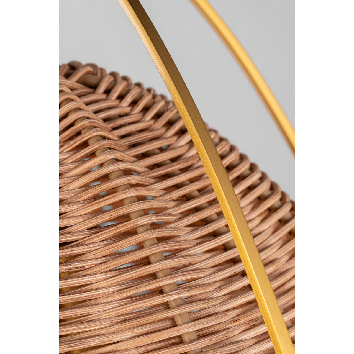 Visual Comfort Studio Collection GLP1081BBS-BRTN Norman Wicker Pendant