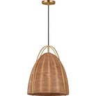 Visual Comfort Studio Collection GLP1081BBS-BRTN Norman Wicker Pendant