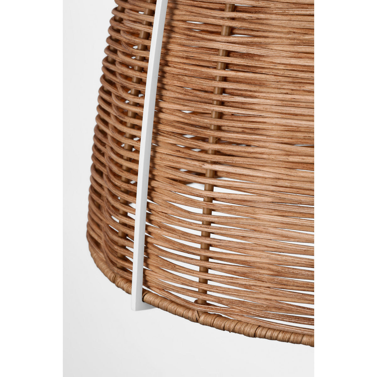 Visual Comfort Studio Collection GLP1081MWT-BRTN Norman Wicker Pendant