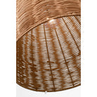 Visual Comfort Studio Collection GLP1081MWT-BRTN Norman Wicker Pendant