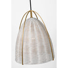 Visual Comfort Studio Collection GLP1081SB-CLW Norman Wicker Pendant