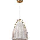 Visual Comfort Studio Collection GLP1081SB-CLW Norman Wicker Pendant