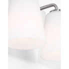 Projecteur de salle de bain à deux lumières Generation Lighting GLV1052BS Miles, modèle Miles.