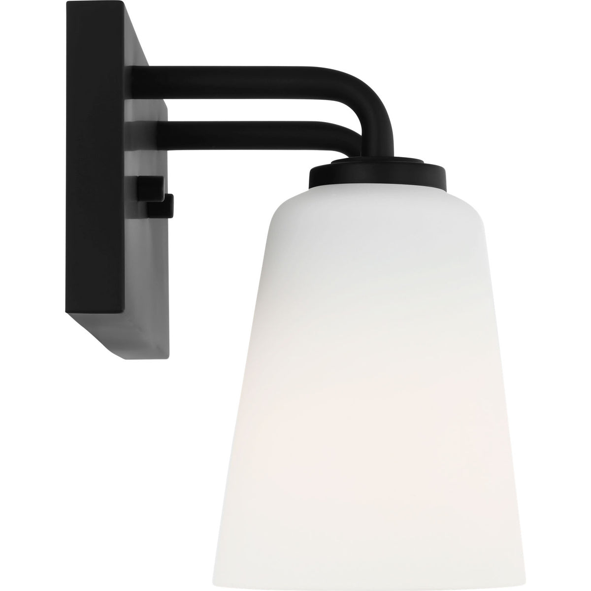Projecteur de salle de bain à deux lumières Generation Lighting GLV1052MBK Miles Two Light Bath