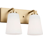 Projecteur de salle de bain Generation Lighting GLV1052SB Miles à deux lumières