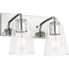 Projecteur de salle de bain Generation Lighting GLV1062CH Miles à deux lumières