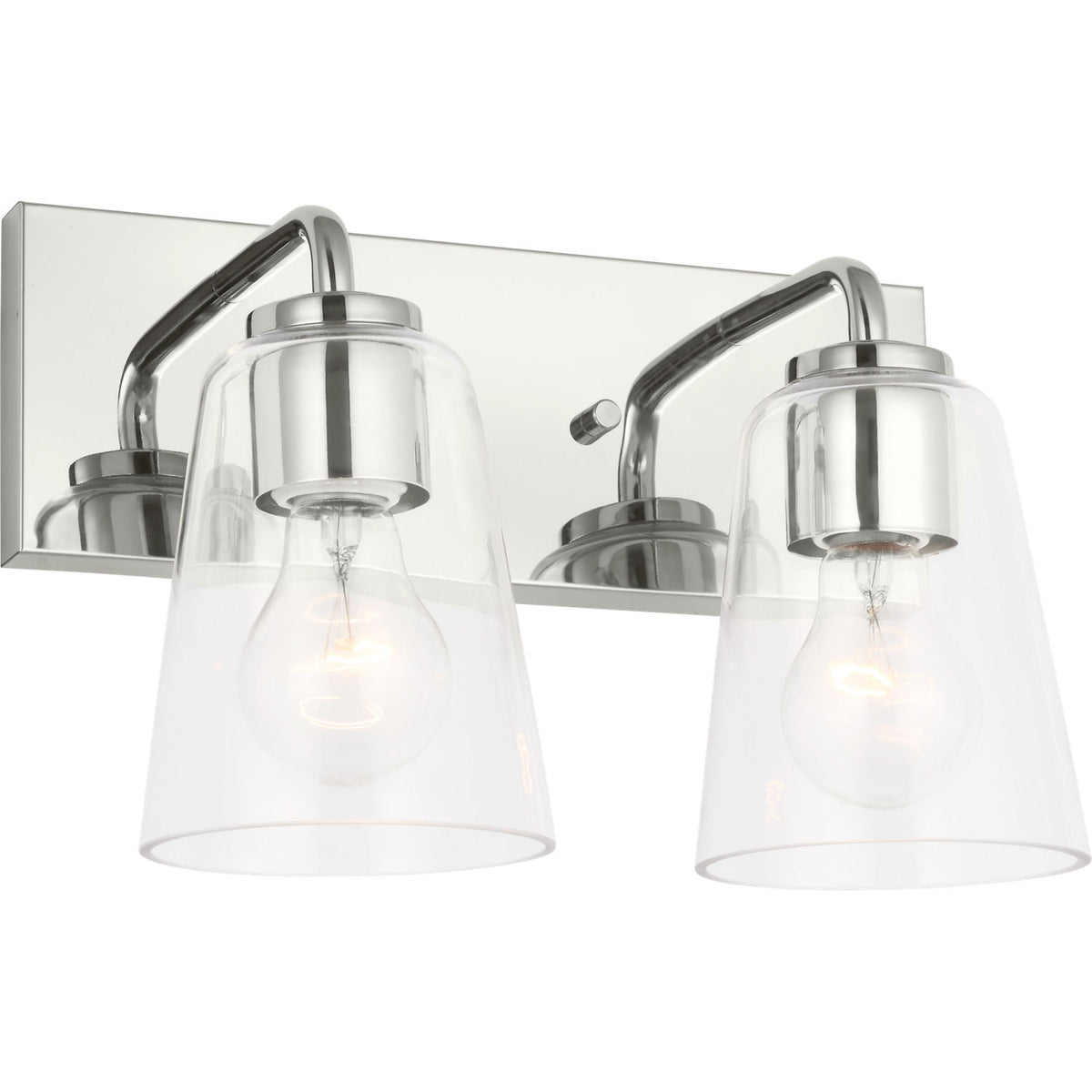 Projecteur de salle de bain Generation Lighting GLV1062CH Miles à deux lumières