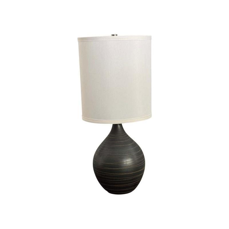 House of Troy - GS201-SBM - LED Table Lamp - Scatchard - Scored Black Matte