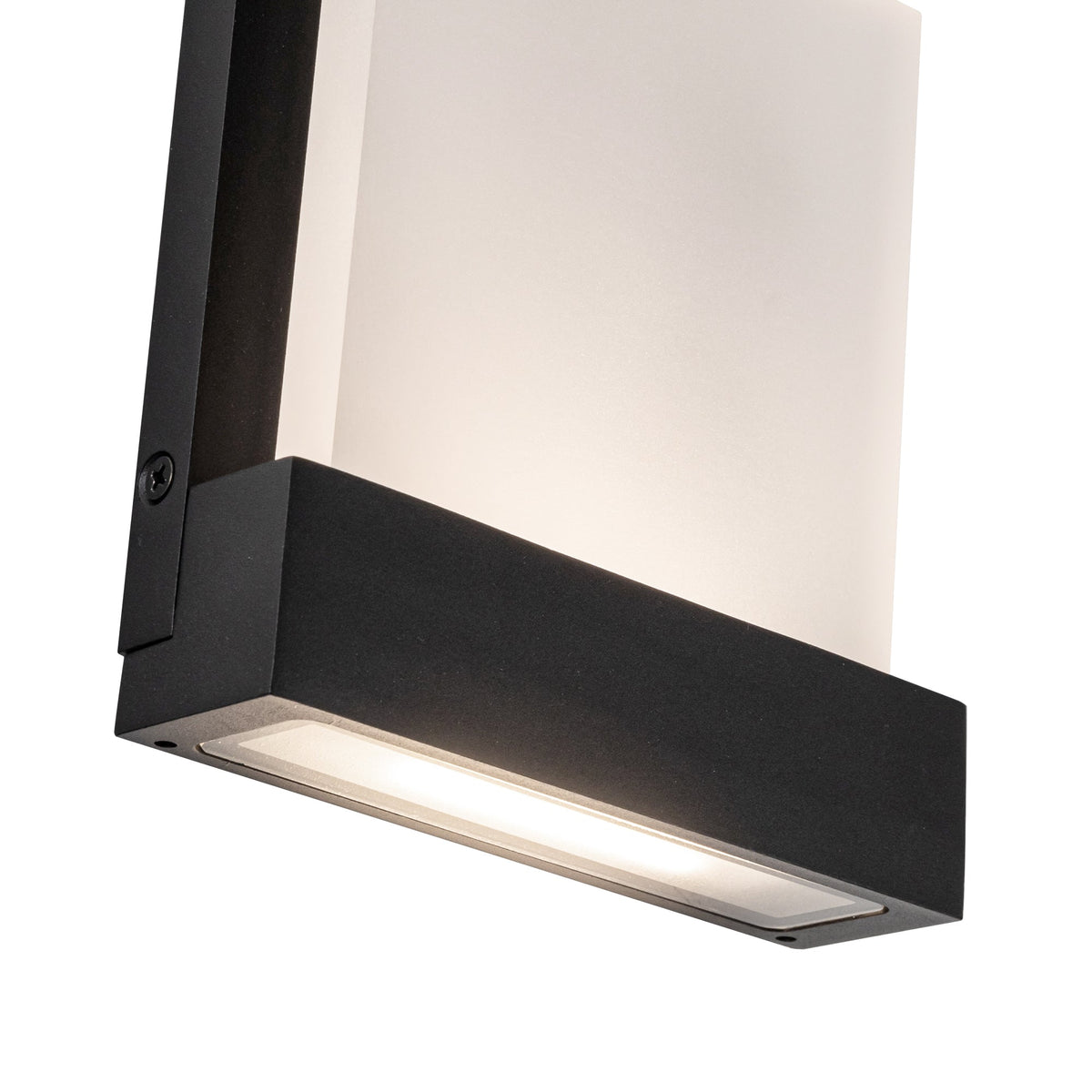 Applique murale extérieure LED Kuzco Lighting AT33407-BK Guide, coloris noir