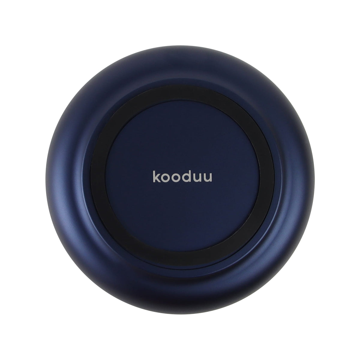 Glow 08 blue circular candle holder by Kooduu, compatible with Shine LED candle.