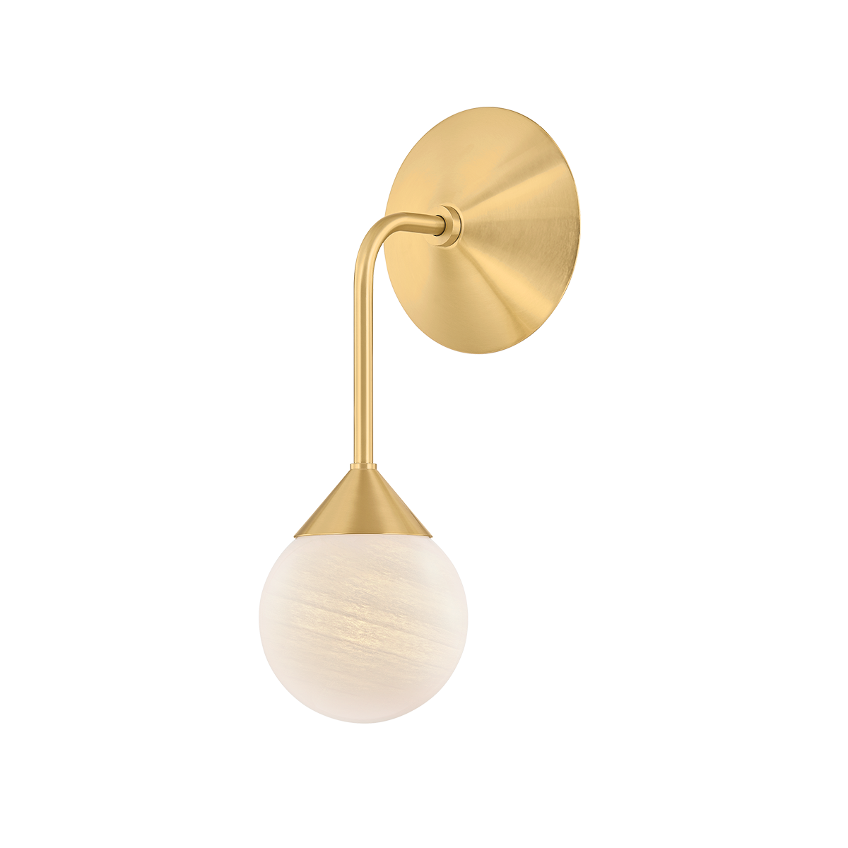 Mitzi H1051101-AGB Natasha Wall Sconce in Aged Brass