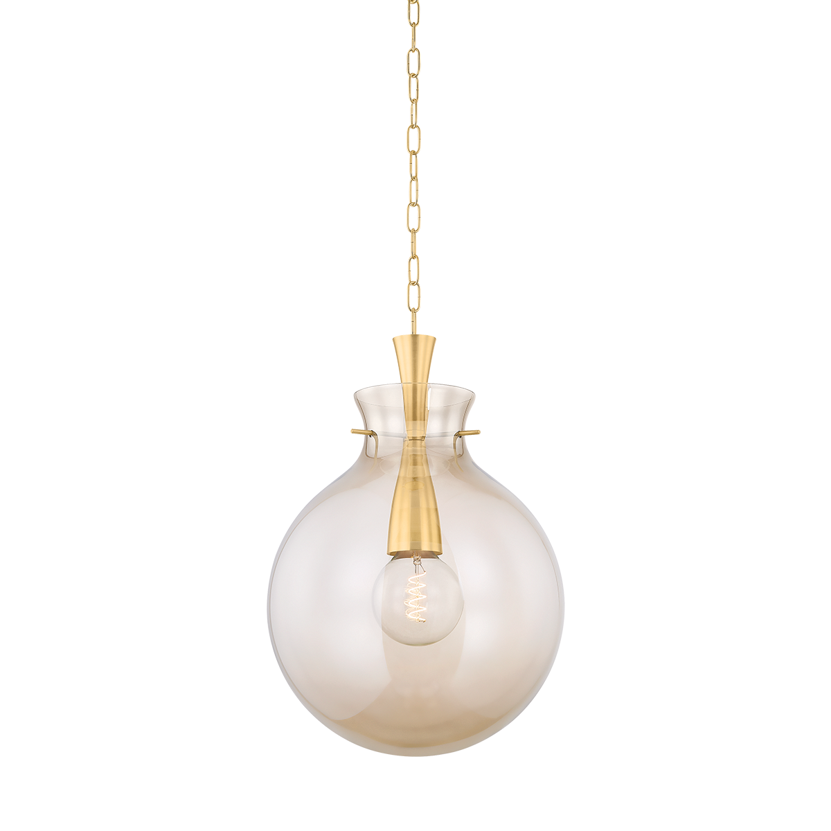 Mitzi H1052701L-AGB Benita Suspension dans Laiton vieilli